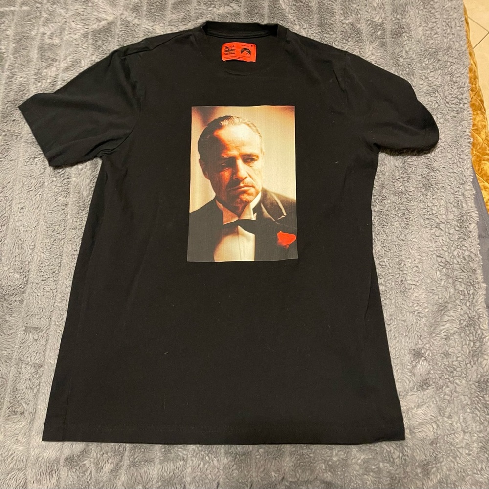 The Godfather Shoe Palace Black Shirt Worn Once Medium M Men’s